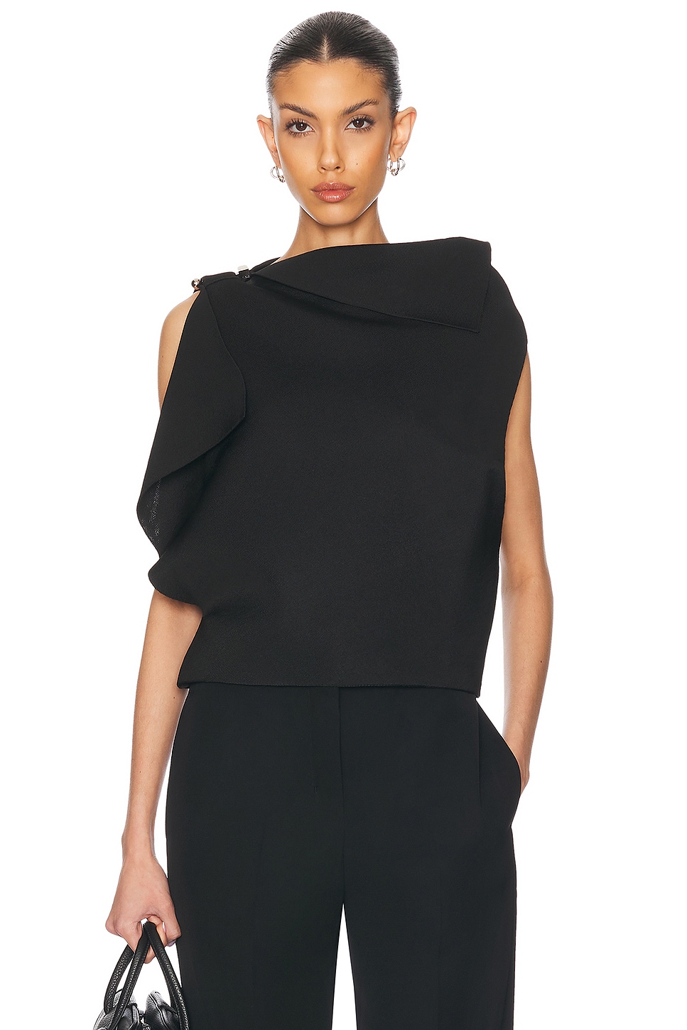 Image 1 of JACQUEMUS La Maille Trapeze in Black