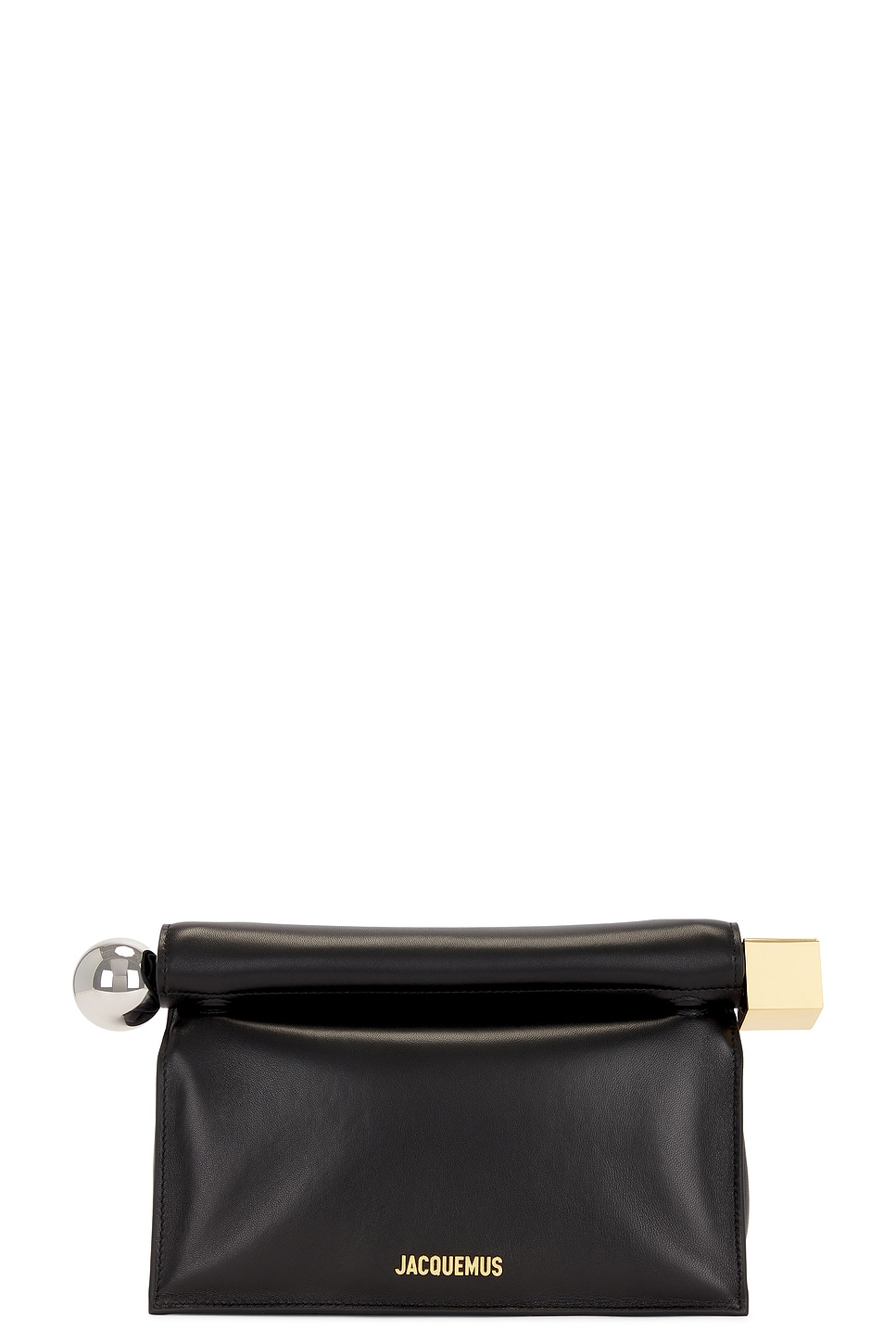 La Pochette Rond Carre Bag in Black