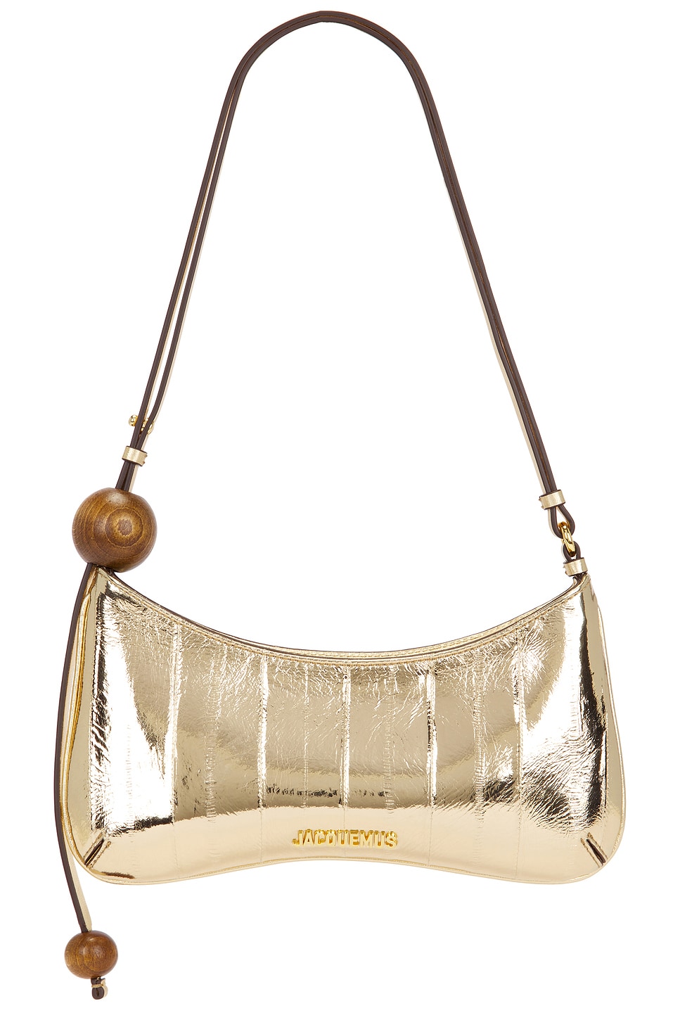 Jacquemus Le Bisou Perle Bag In Gold