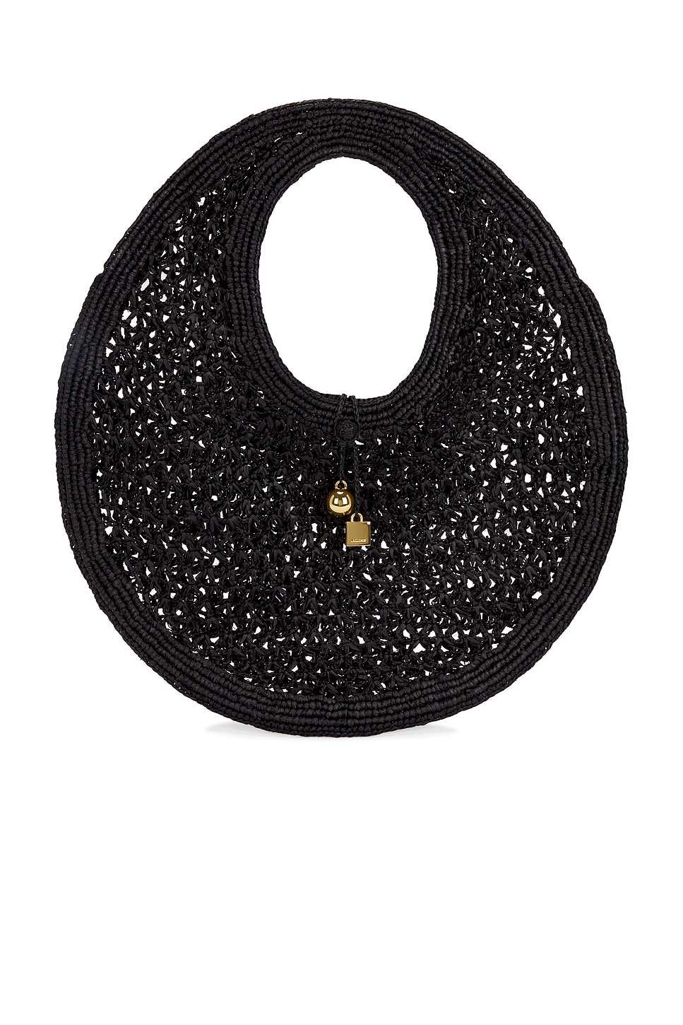 Jacquemus Le Rond Spiaggia Bag In Black