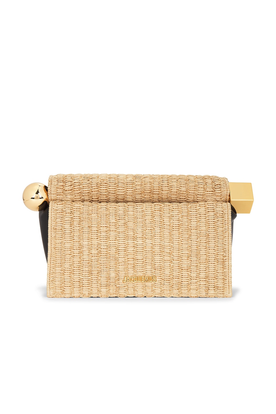 La Pochette Rond Carre in Brown