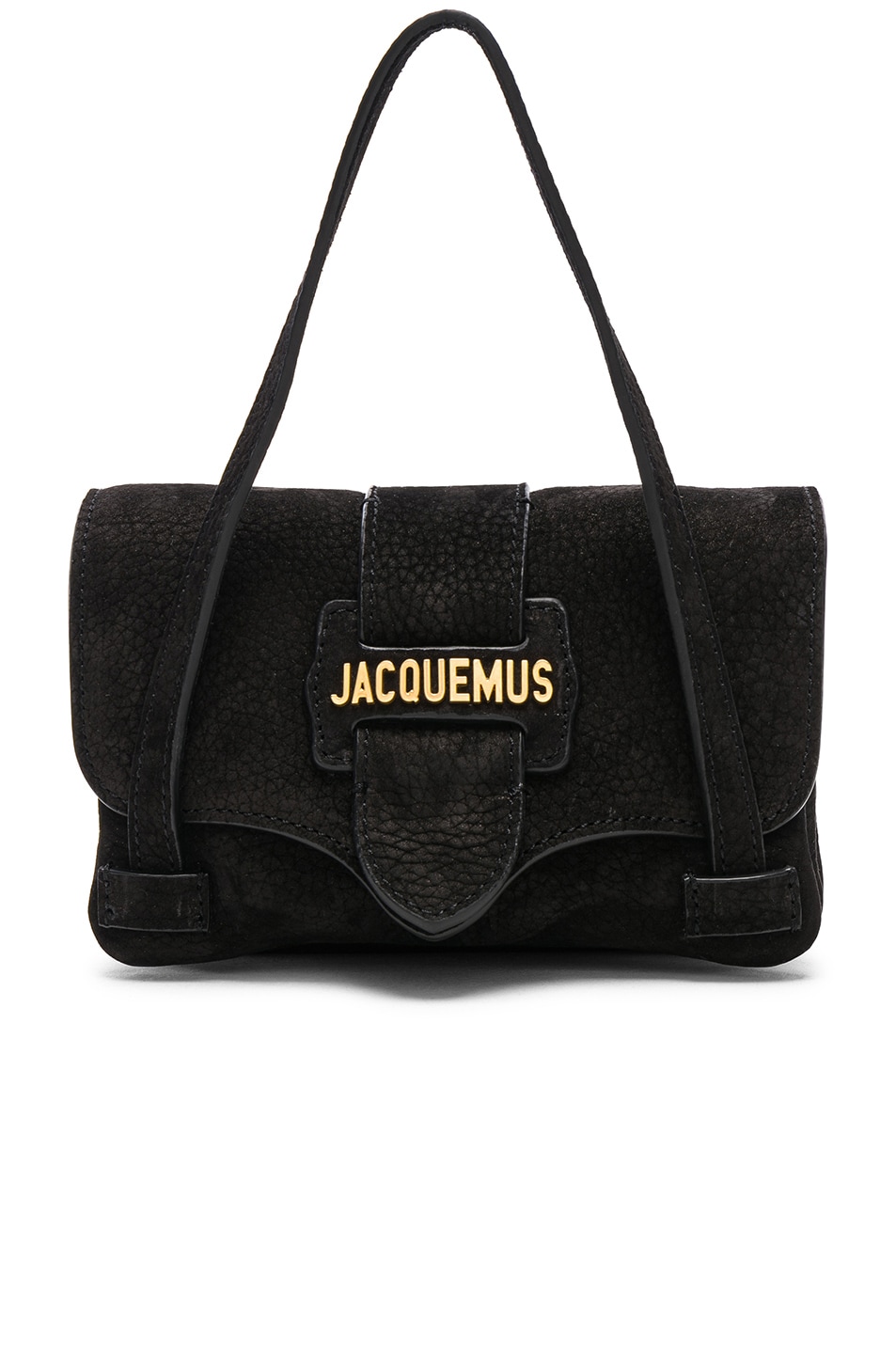 Image 1 of JACQUEMUS Le Minho Bag in Black Nubuck