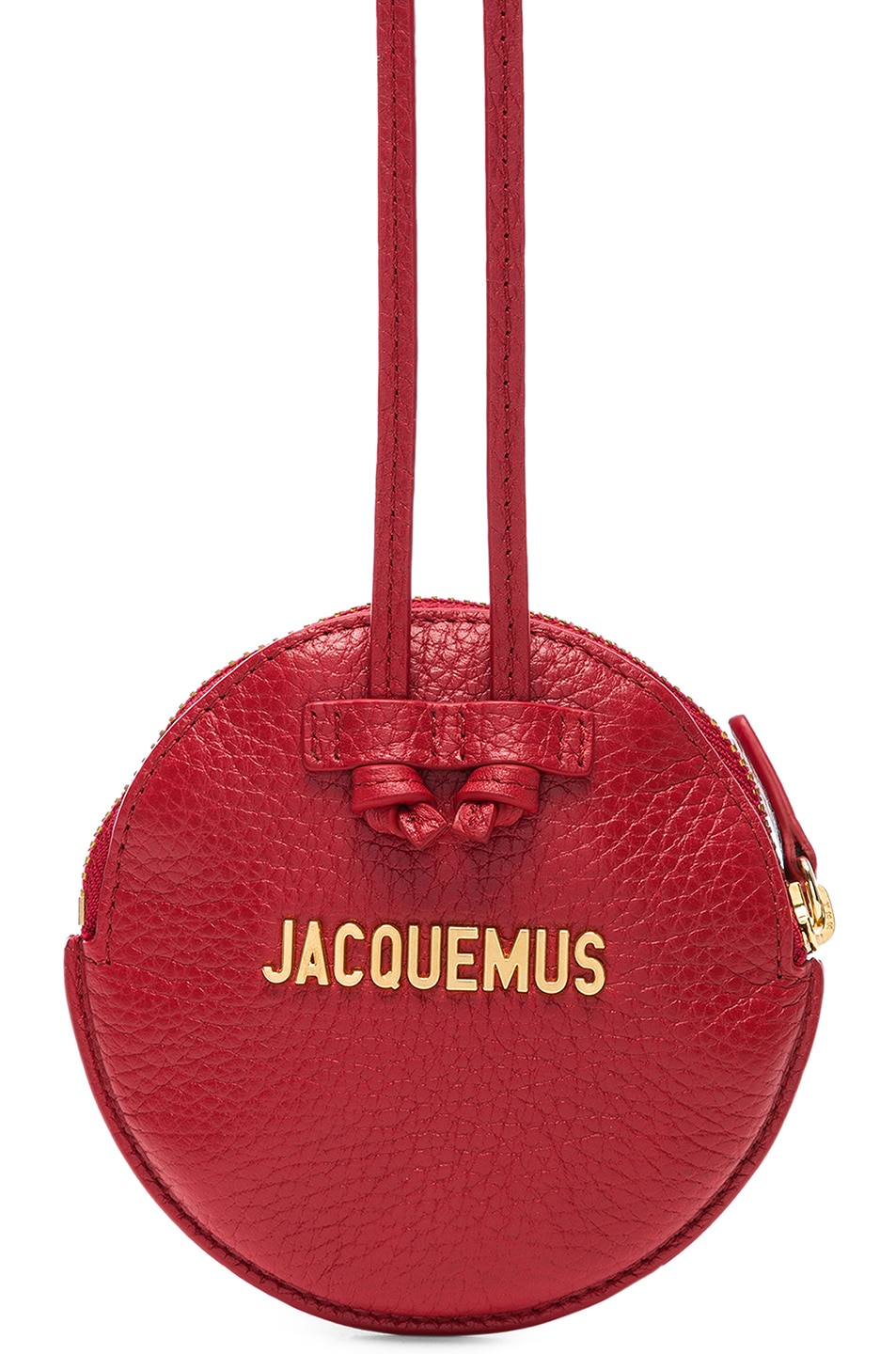 Image 1 of JACQUEMUS Pitchou Bag in Red Leather