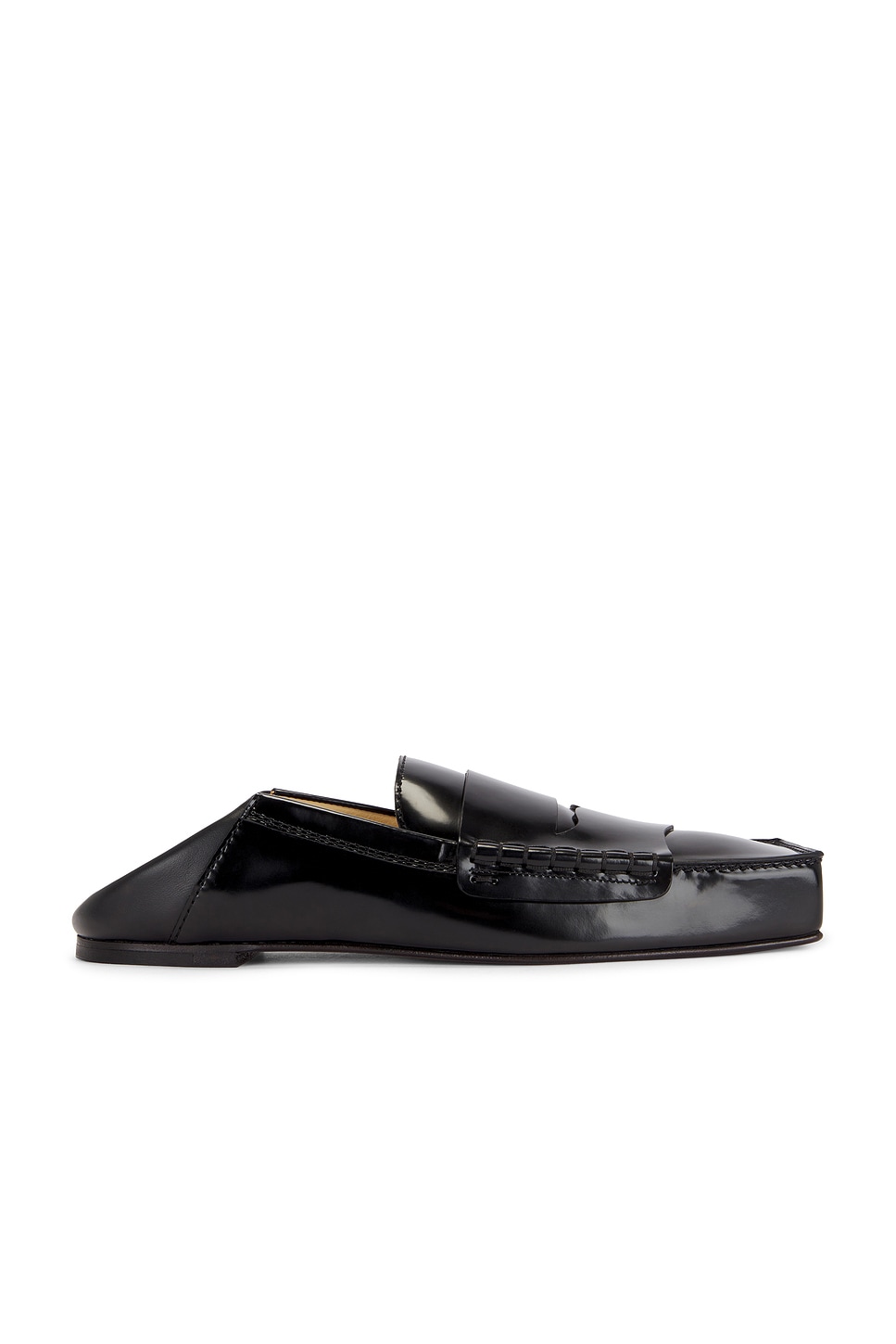 Shop Jacquemus Les Mocassins Carre In Black
