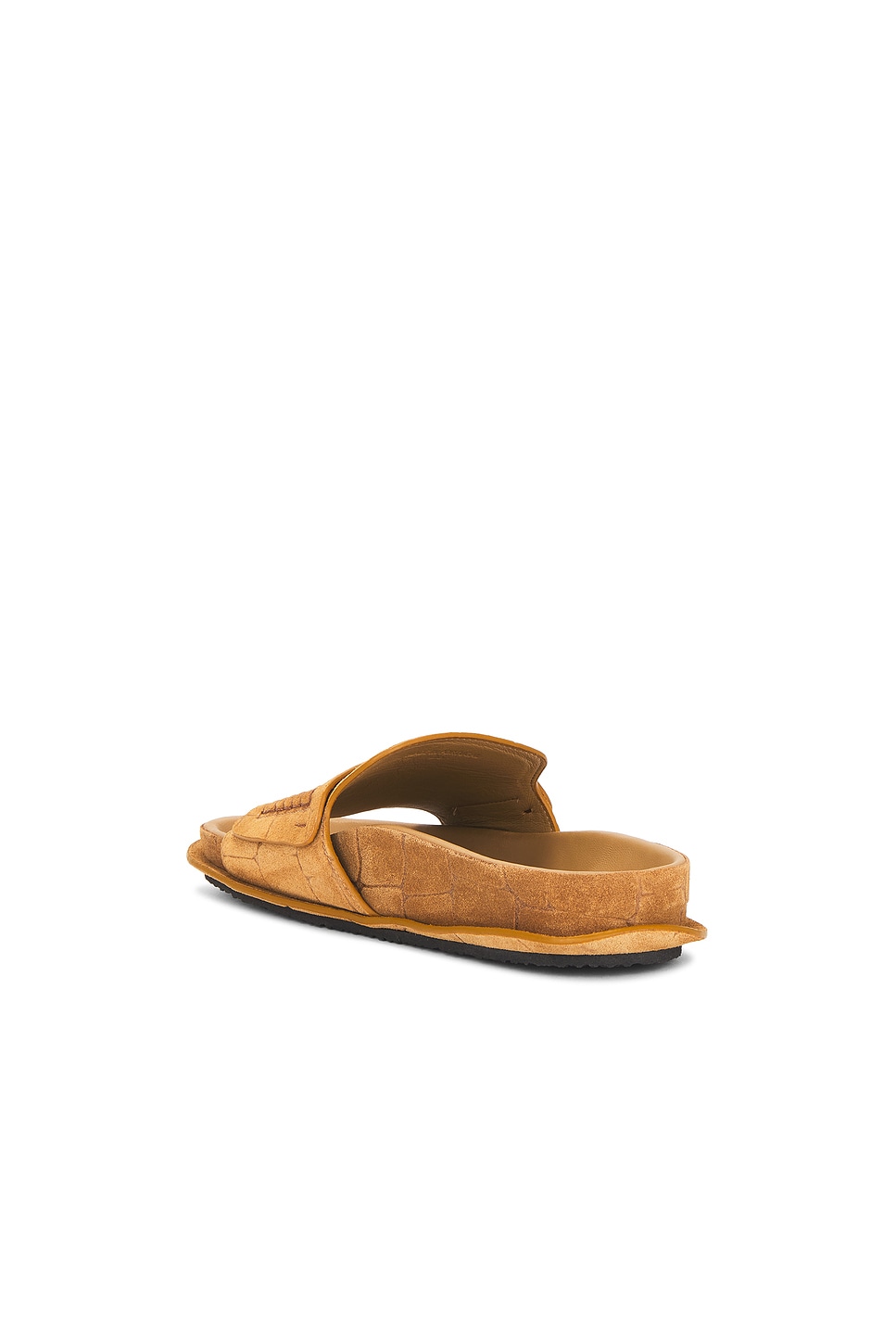 Image 3 of JACQUEMUS Les Sandales Mocassin in Camel