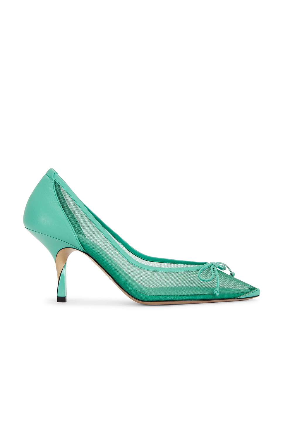 Image 1 of JACQUEMUS Les Escarpins Tourni in Dark Mint