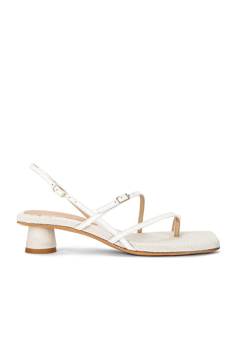 Image 1 of JACQUEMUS Les Sandales Basgia in White