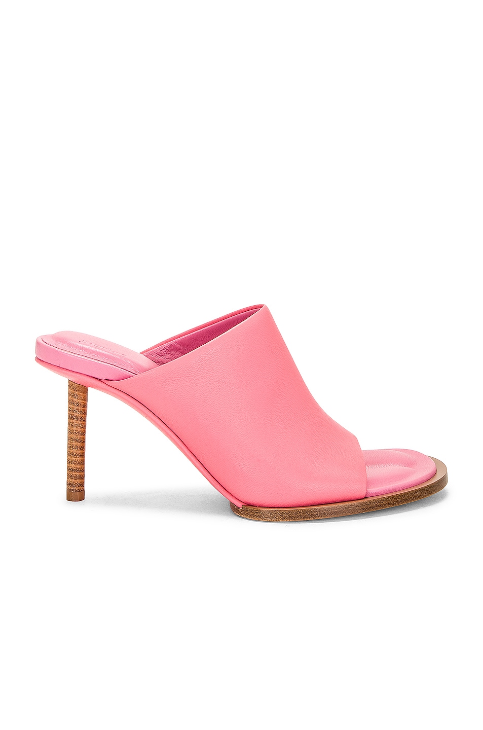 Image 1 of JACQUEMUS Les Mules Rond Carre in PINK