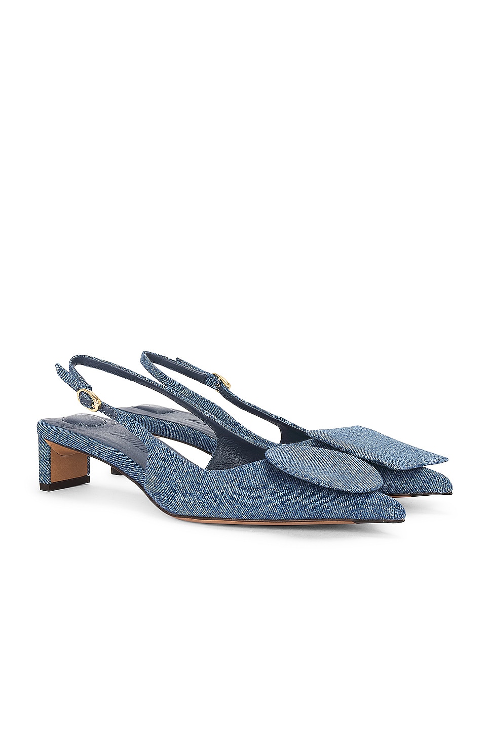 Image 1 of JACQUEMUS Les Slingbacks Duelo B in Blue