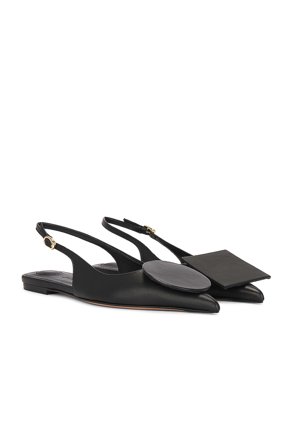 Image 1 of JACQUEMUS Les Slingbacks Duelo P in Black