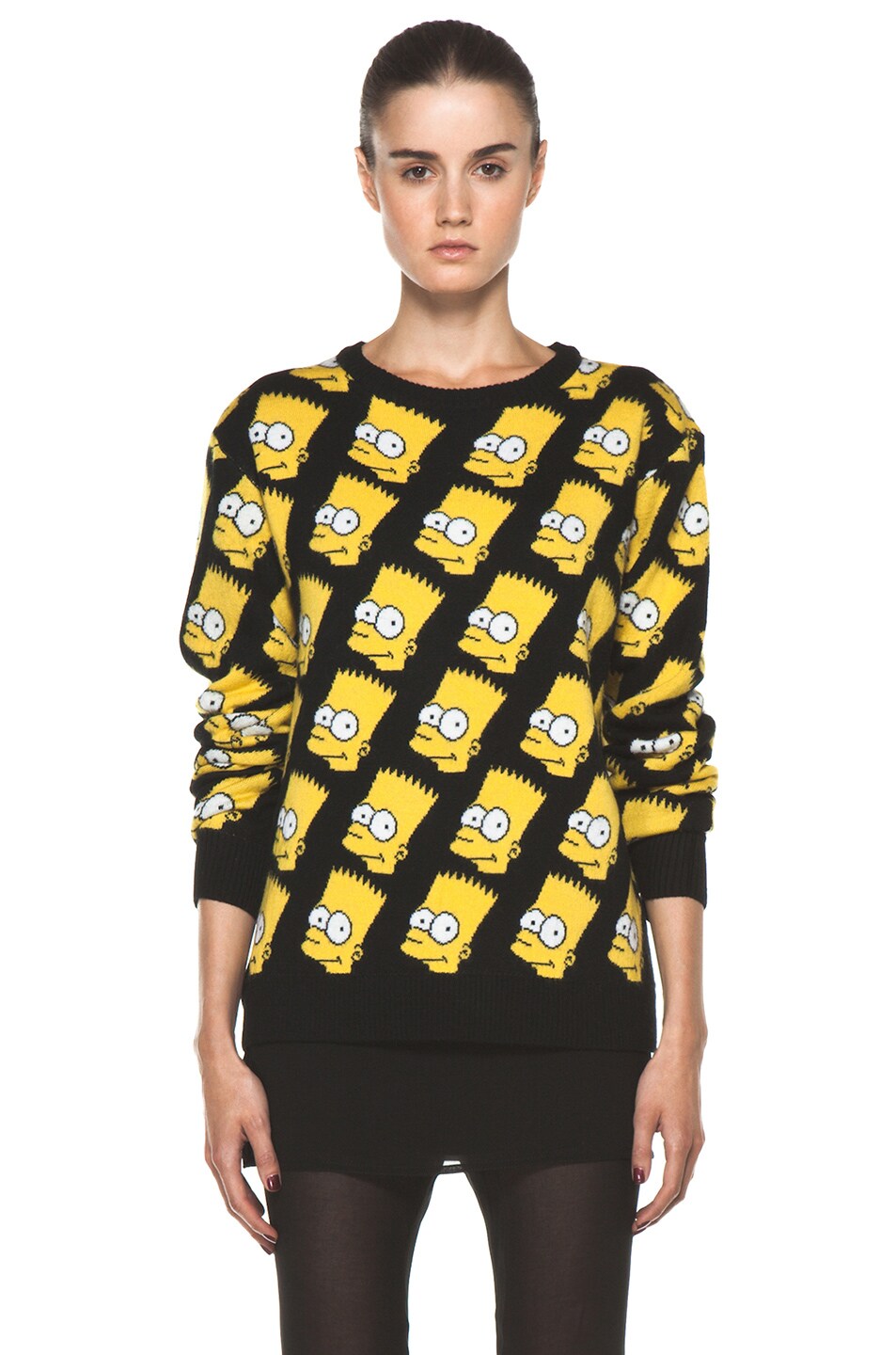 Image 1 of Jeremy Scott Knit Crew Neck Sweater in Bart