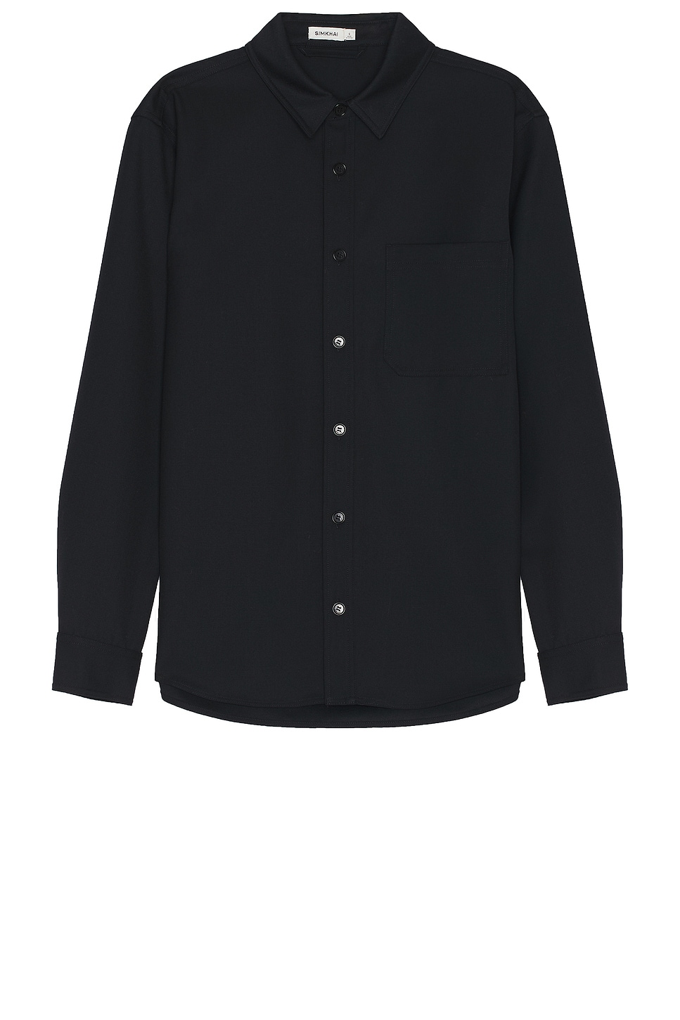 Image 1 of SIMKHAI Rocco Shirt Jacket in Black