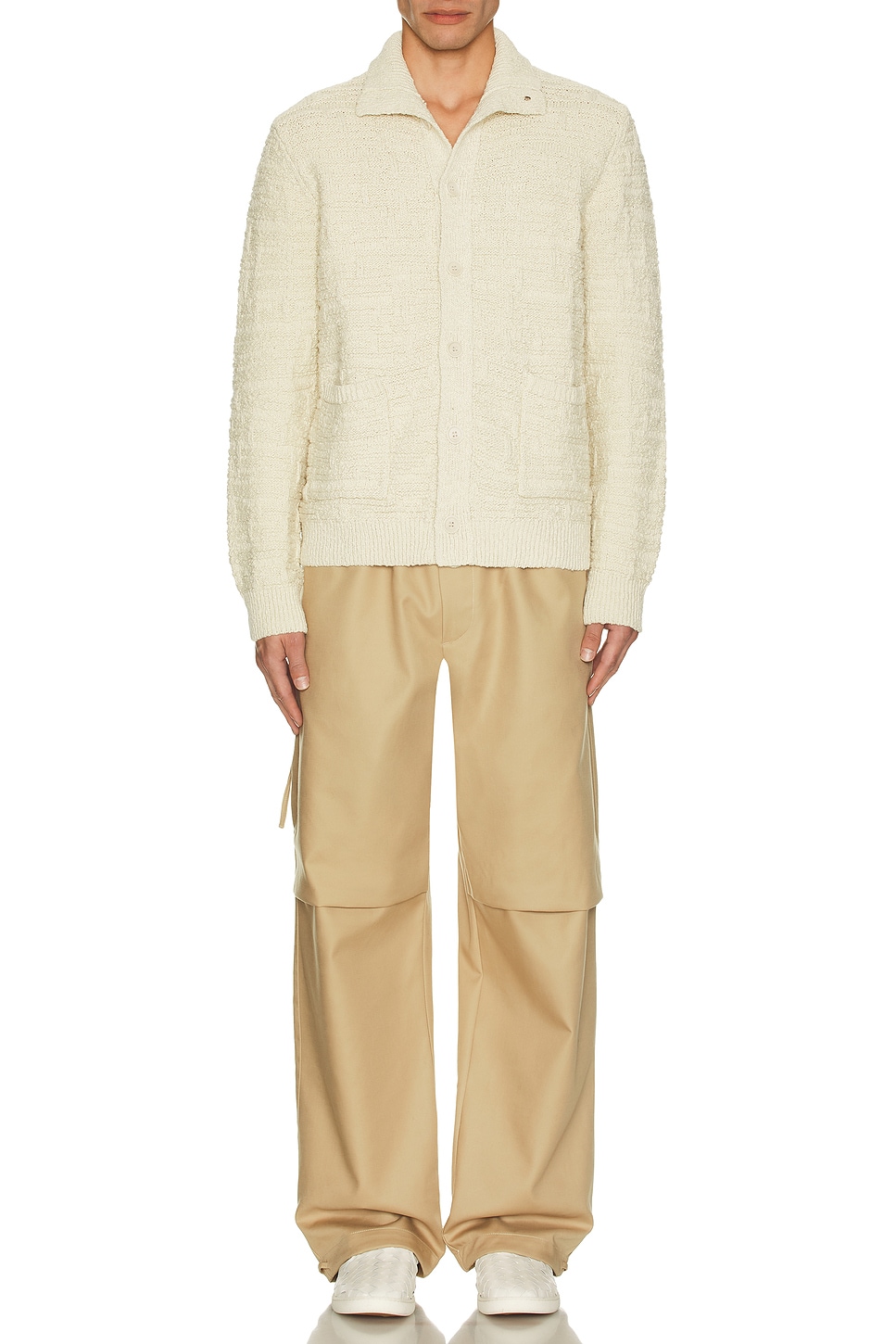 Image 1 of SIMKHAI David Knit Jacket in Sand