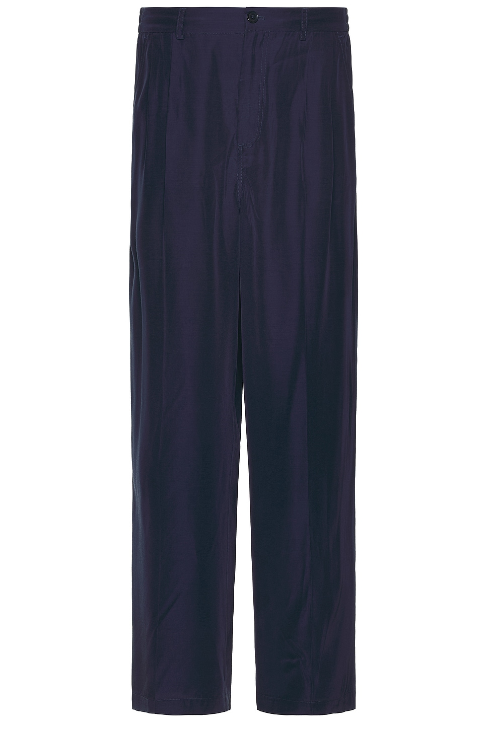 Image 1 of SIMKHAI Clyde Cinch Waist Pleated Trouser in Midnight