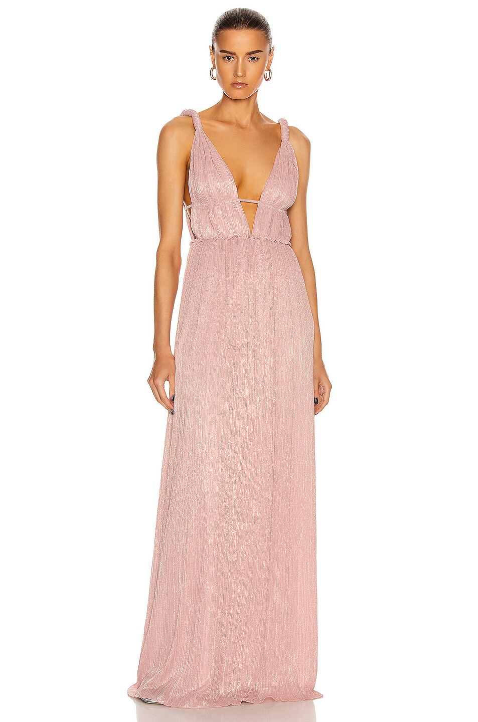 Image 1 of SIMKHAI Camille Goddess Gown in Rose