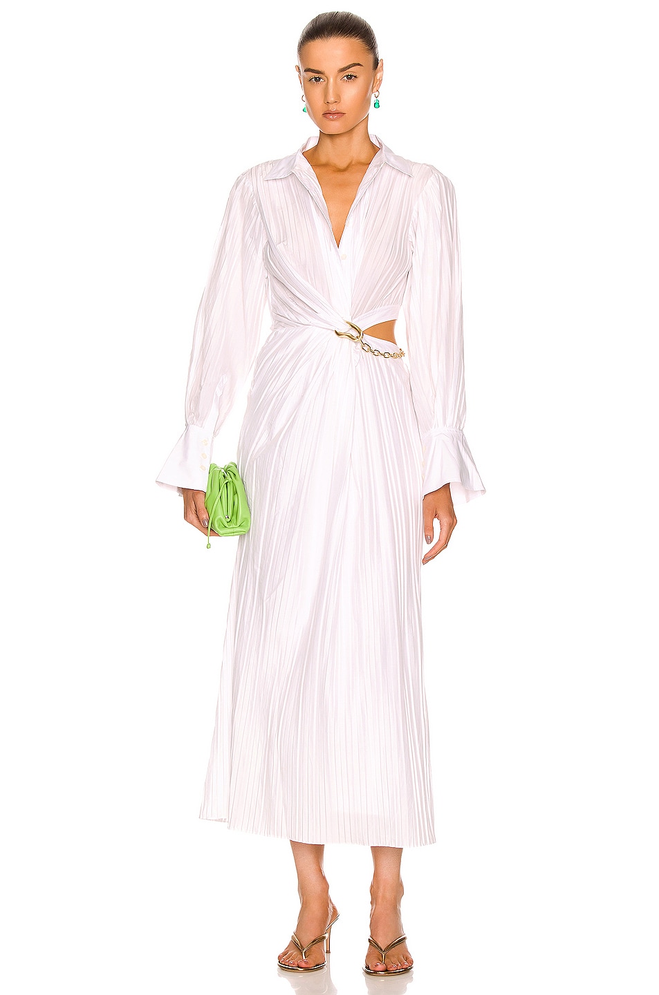 Image 1 of SIMKHAI Fraya Maxi Dress in White