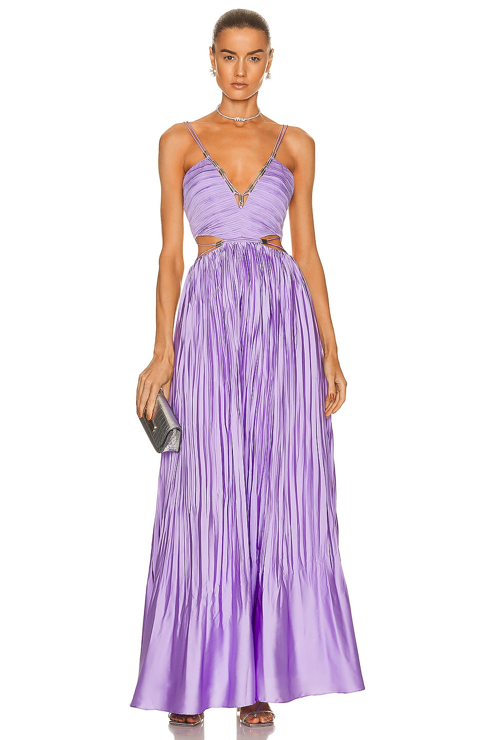 how to wear lavender - gown