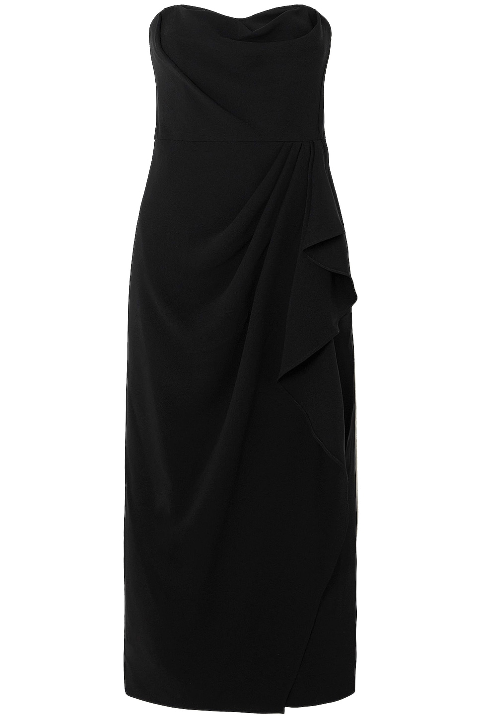 Keelan Strapless Bustier Midi Dress