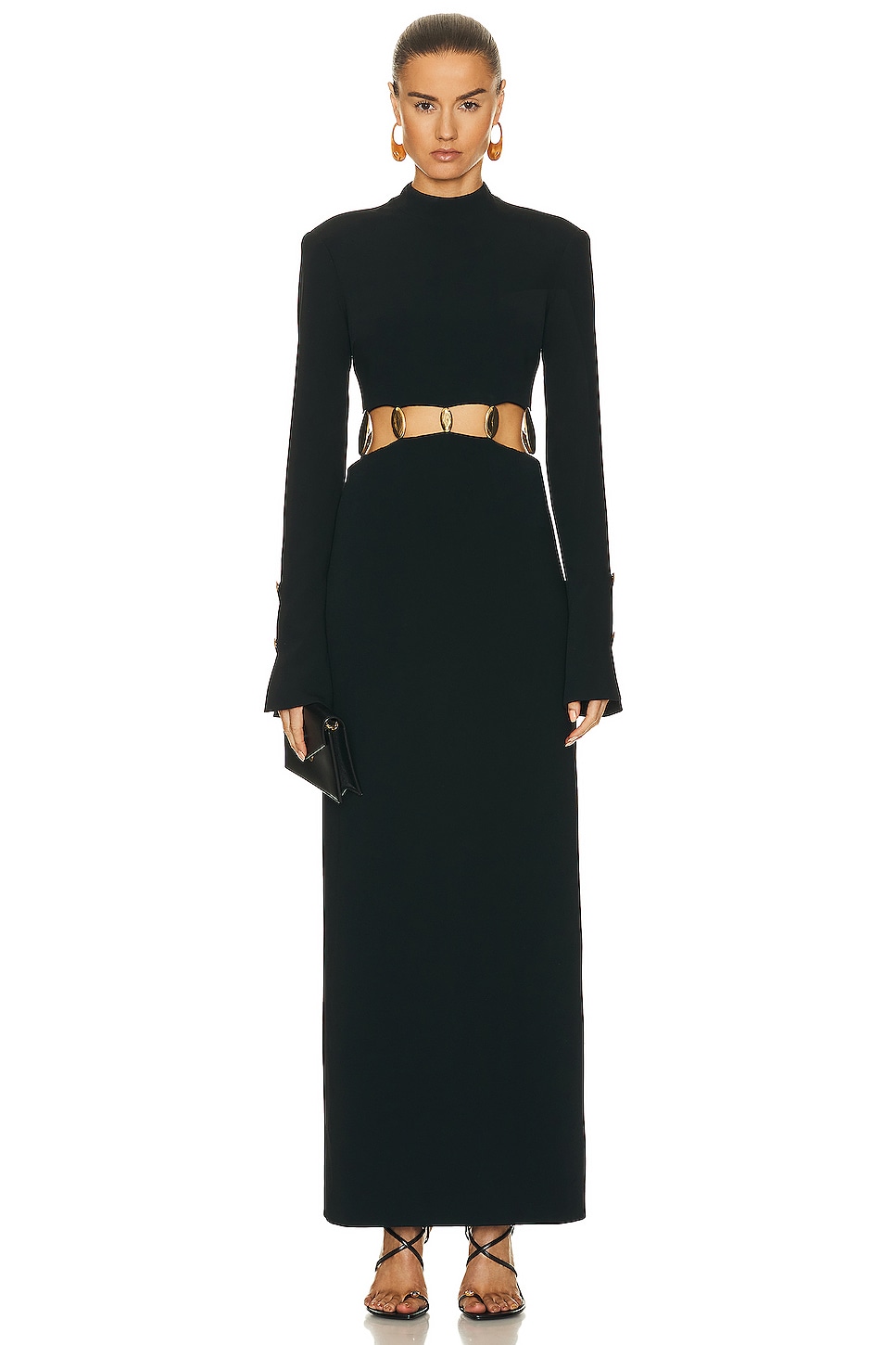 Image 1 of SIMKHAI Gloria Gown in Black