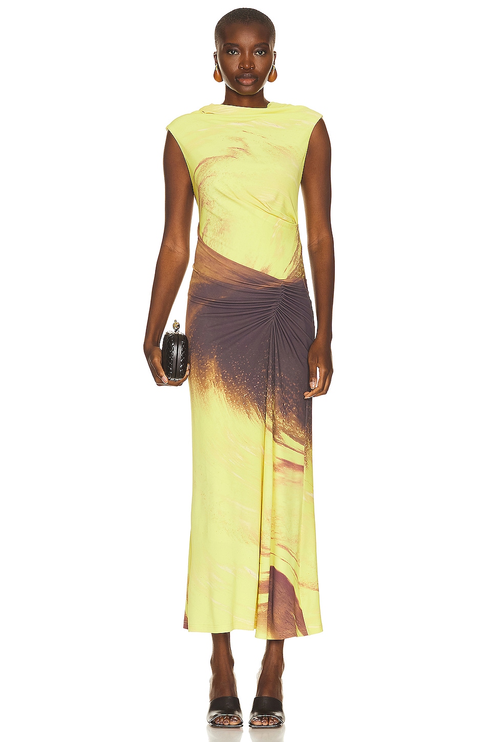 Image 1 of SIMKHAI Acacia Midi Dress in Luminary Print