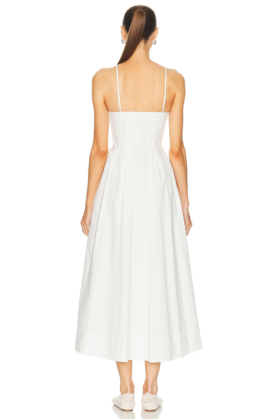 SIMKHAI Kittiya Sleeveless Midi Dress