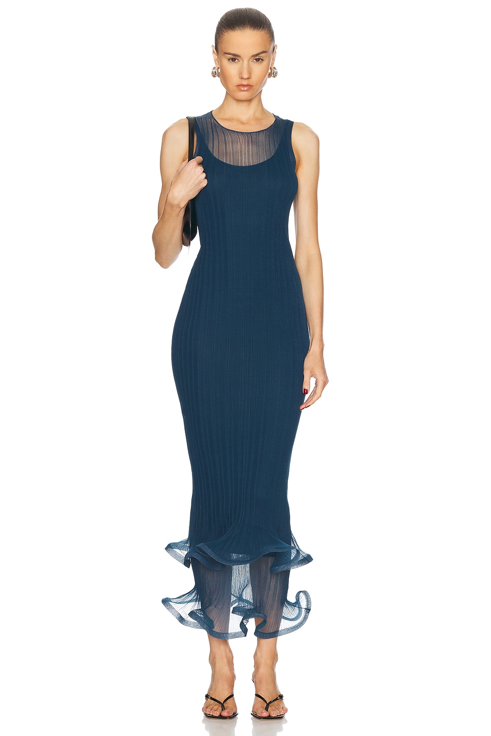 SIMKHAI DANIELLA MIDI DRESS 