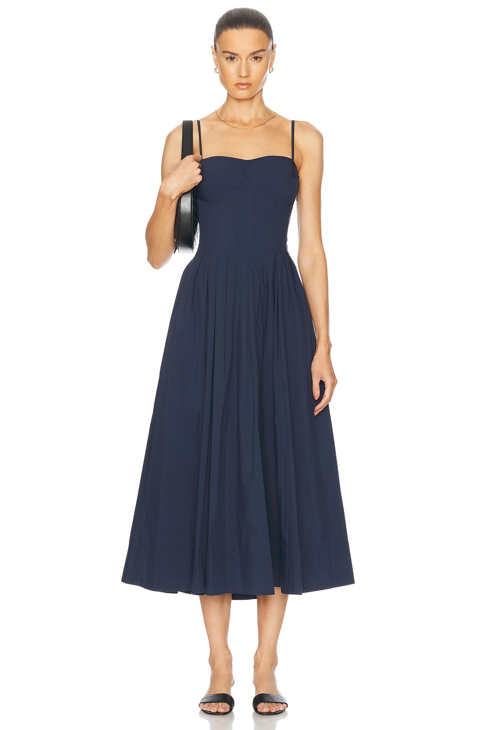 Kittiya Midi Dress in Navy