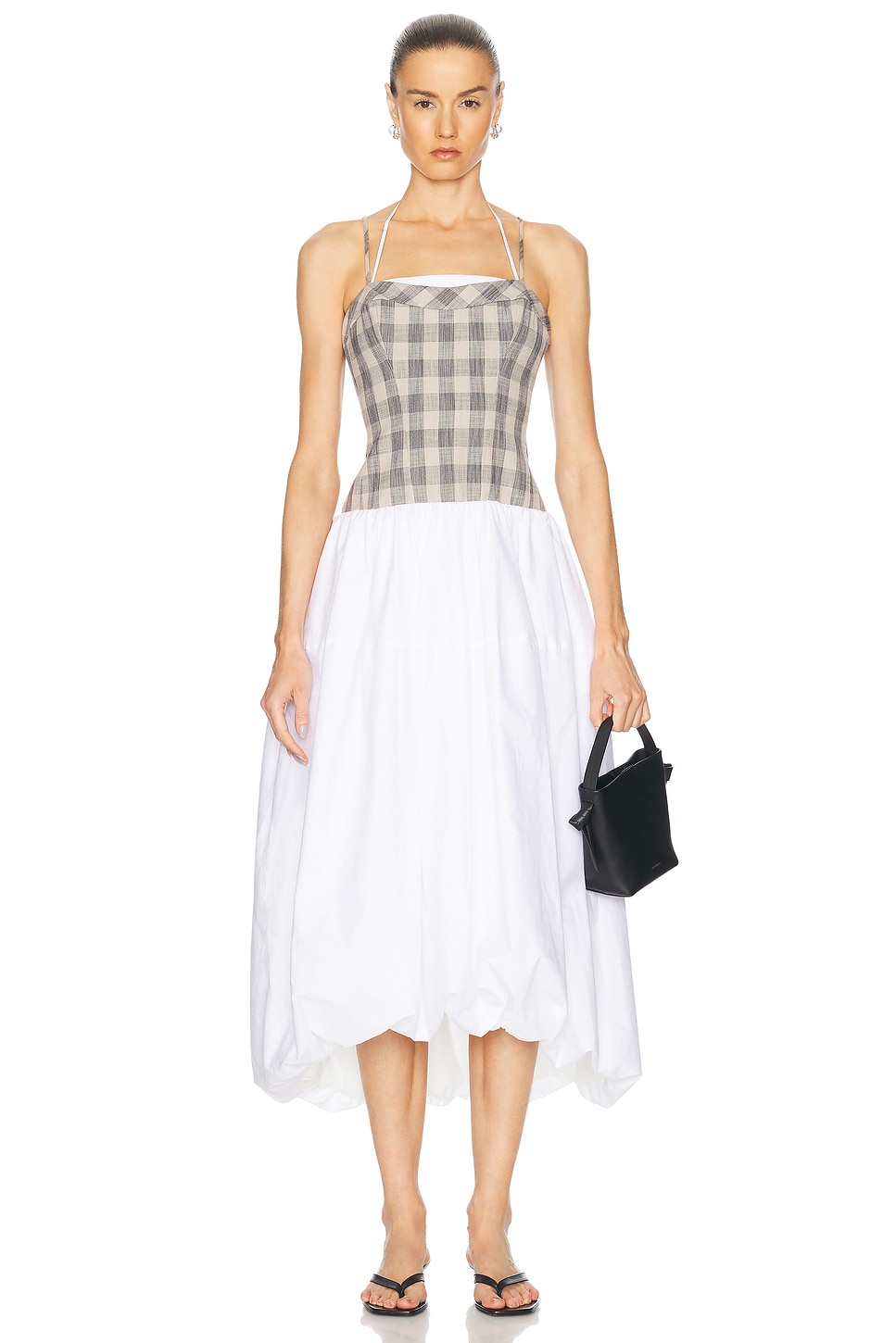 Shop Simkhai Pfeiffer Bustier Midi Dress