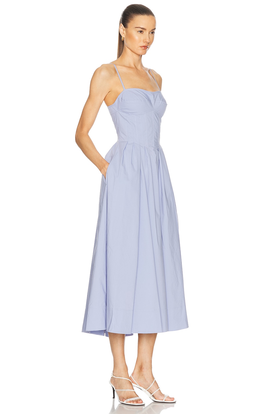 Shop Simkhai Kittiya Midi Dress