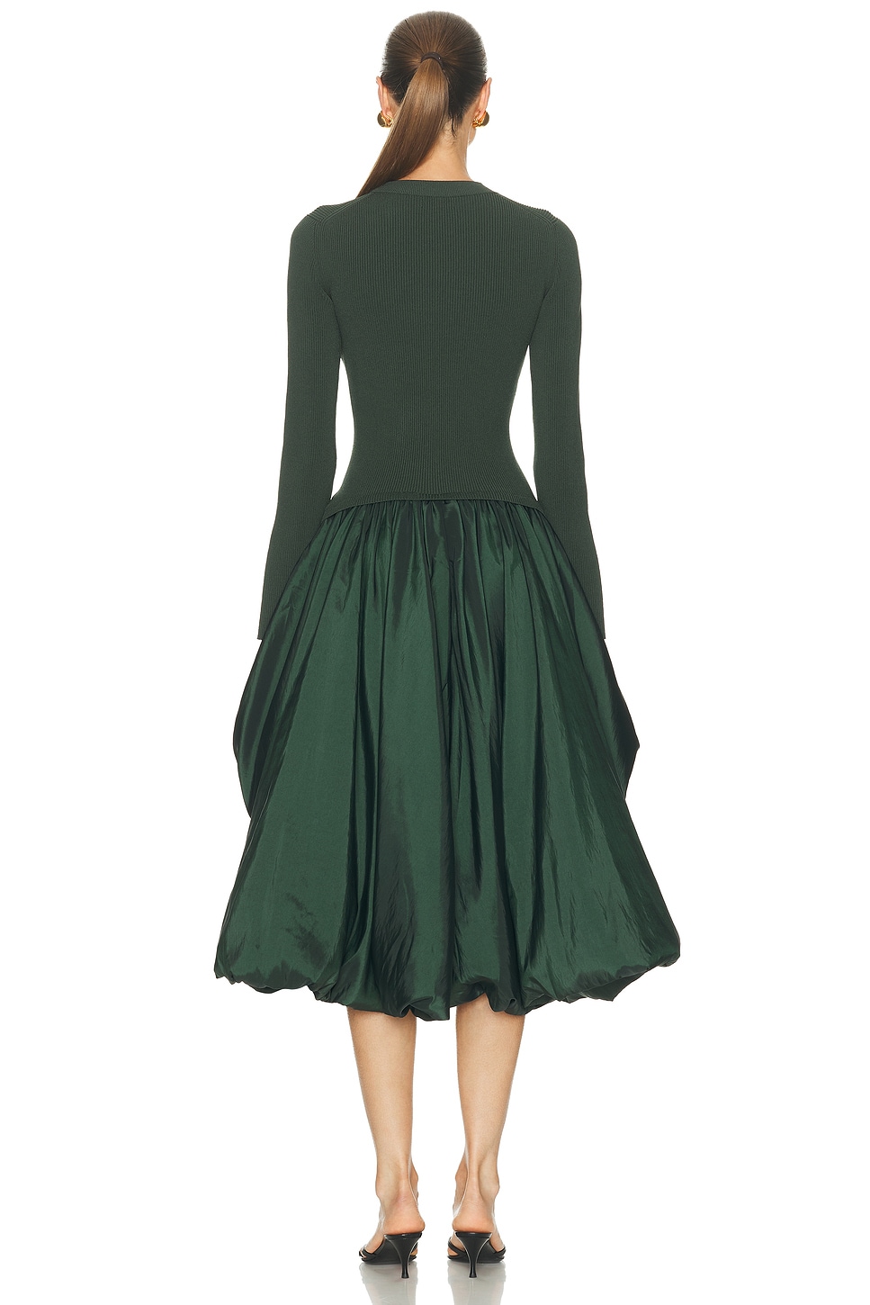 SIMKHAI - Kenlie Mock Neck Midi Dress | Plush SIMKHAI - Kenlie Mock Neck Midi Dress | Plush