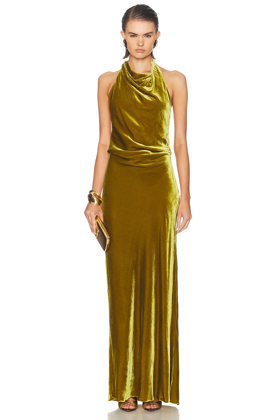 SIMKHAI Reannon Draped Gown