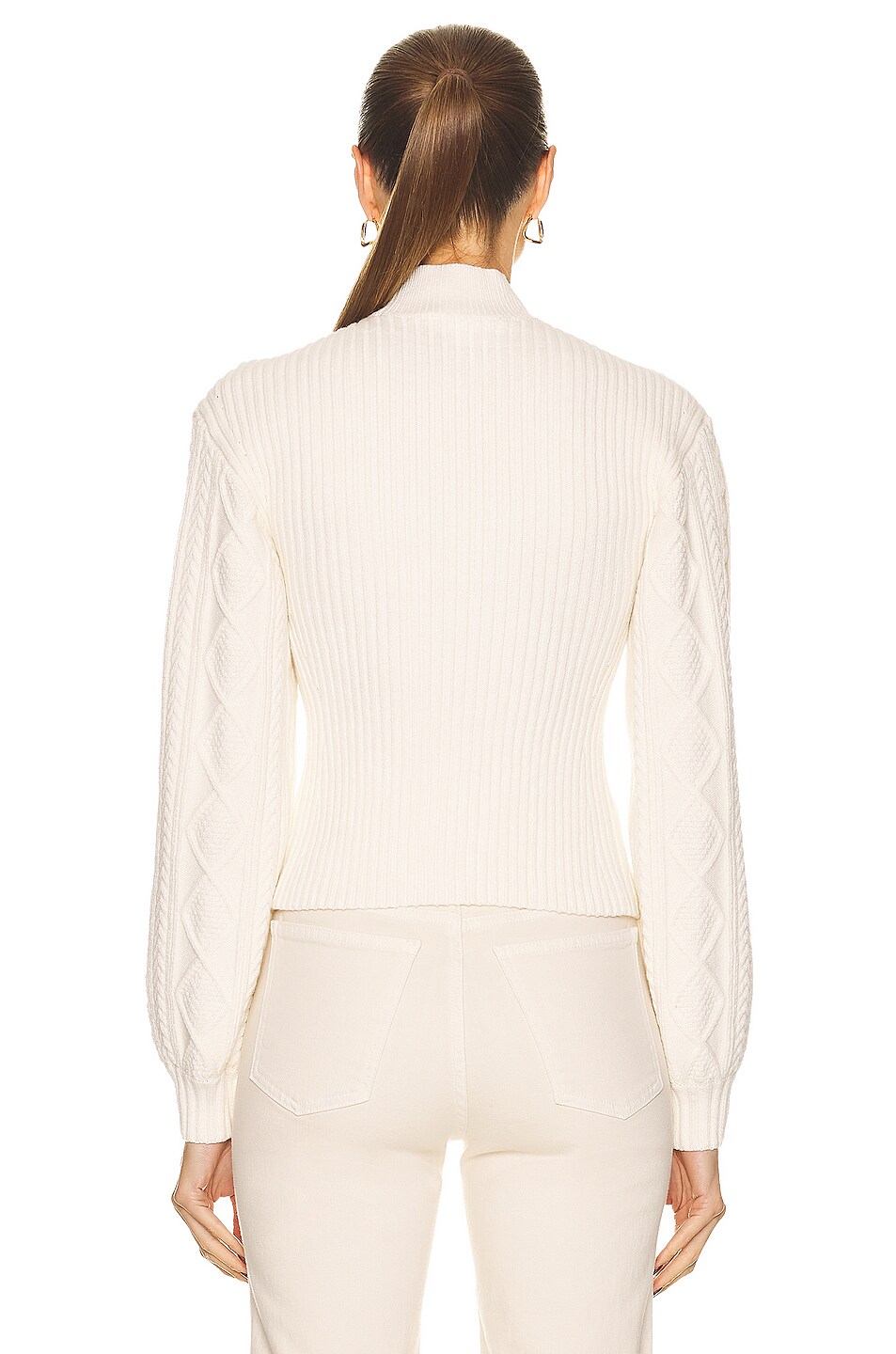 SIMKHAI Elkie Sweater in Ivory | FWRD