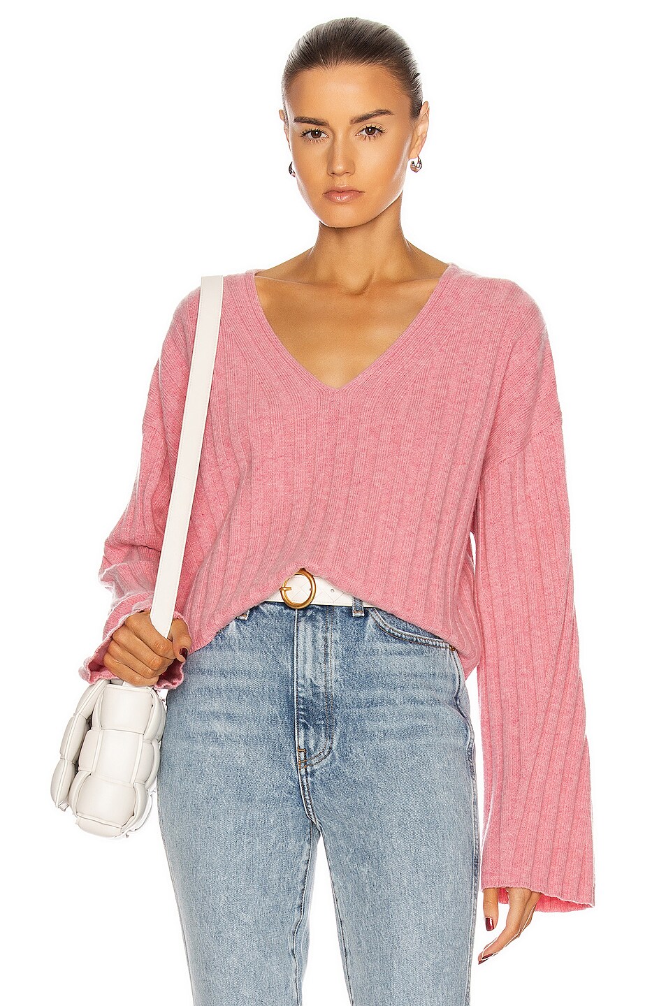 Image 1 of SIMKHAI Zena Sweater in Camellia