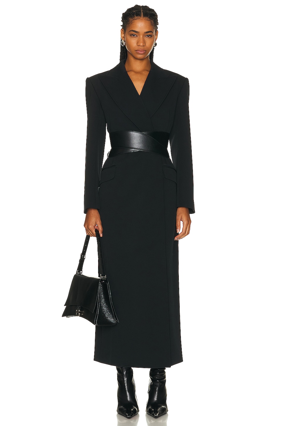 Image 1 of SIMKHAI Silvia Tailored Coat in Black