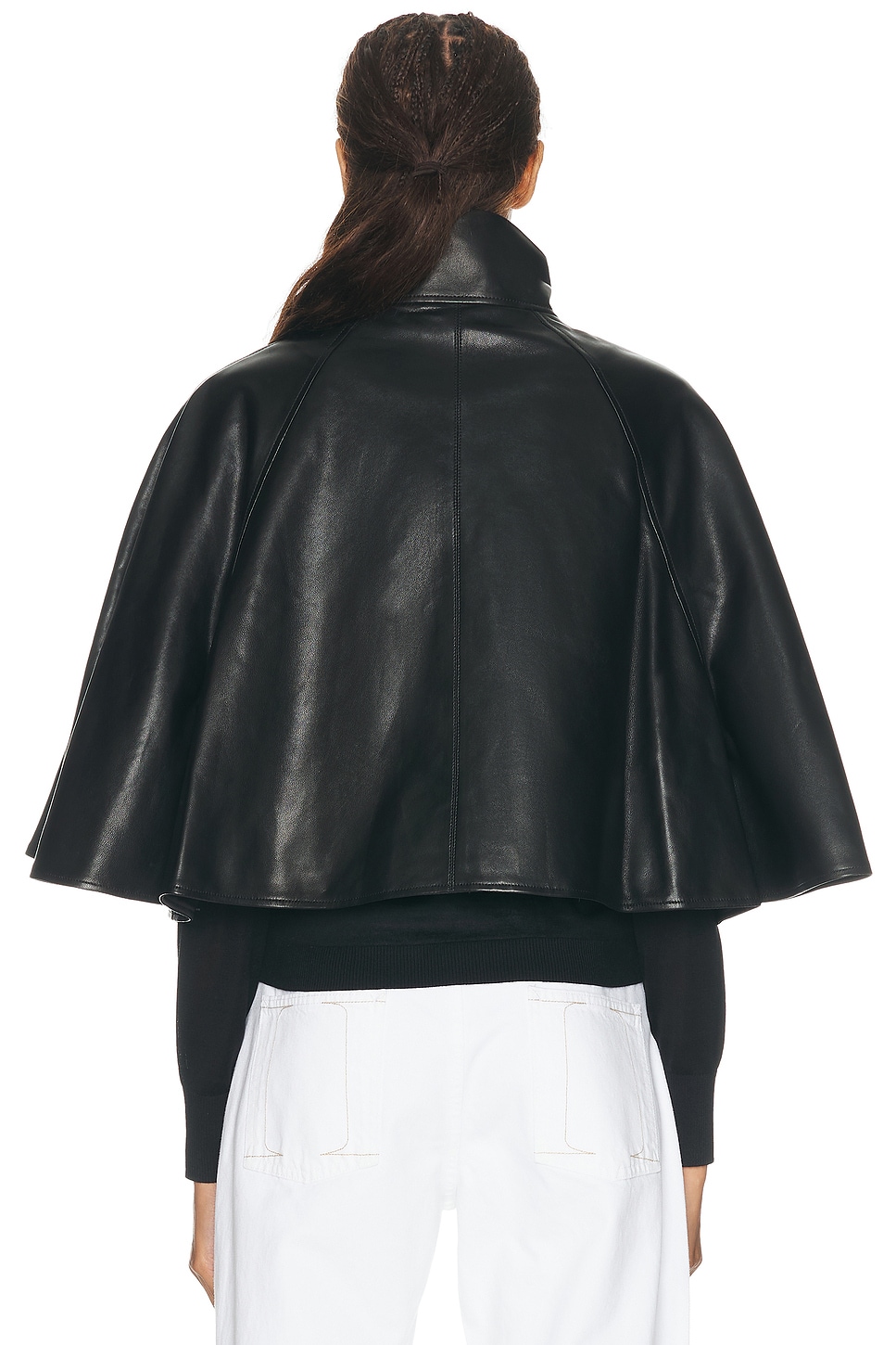 Simkhai Orvik Cape Jacket In Black