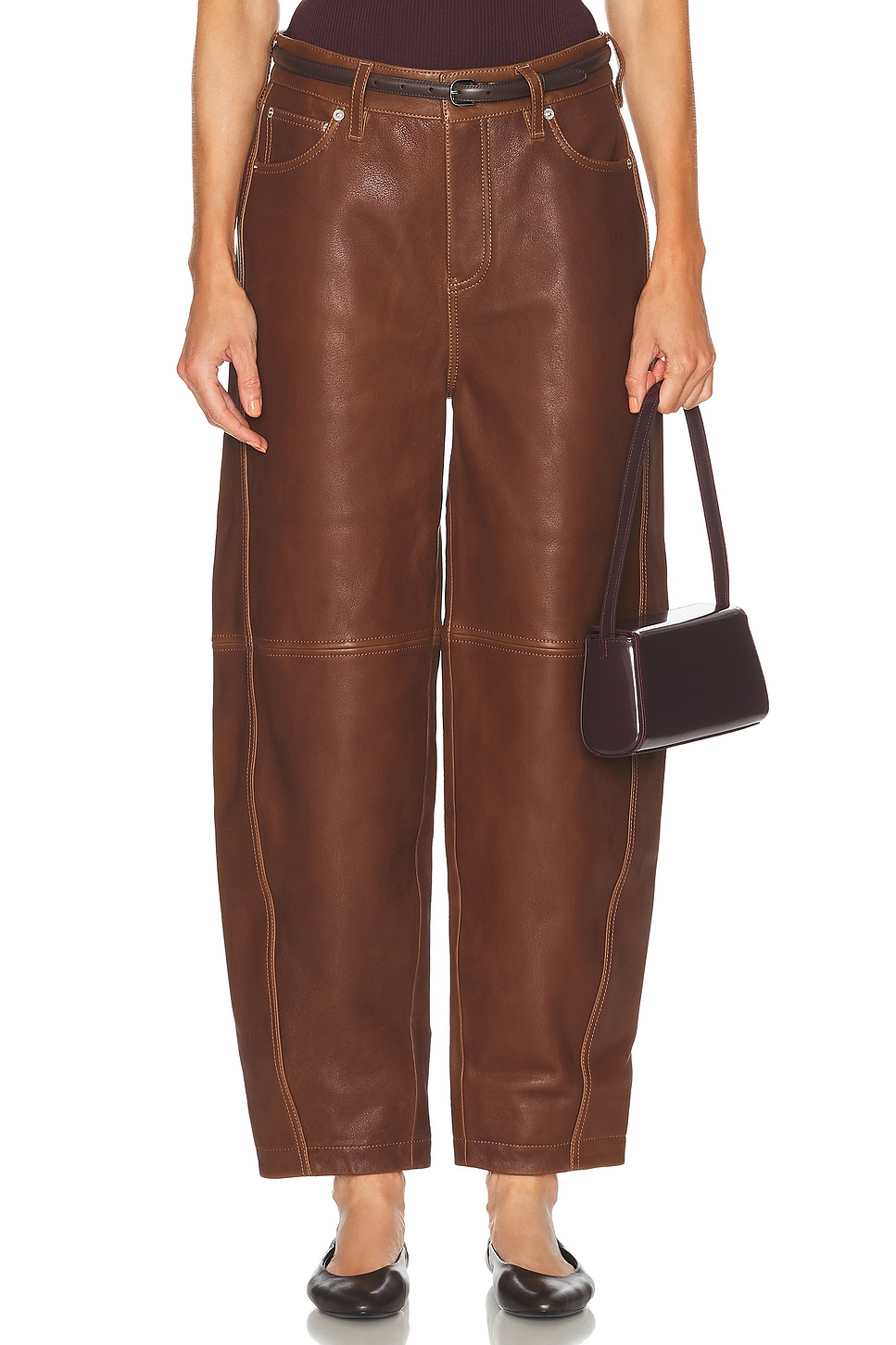 SIMKHAI Waldon Curved Leg Pant
