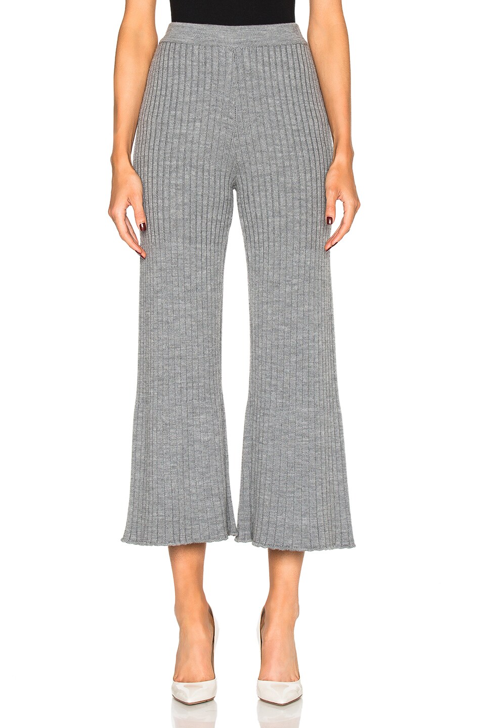Image 1 of SIMKHAI Rin Knit Pants in Heather Grey