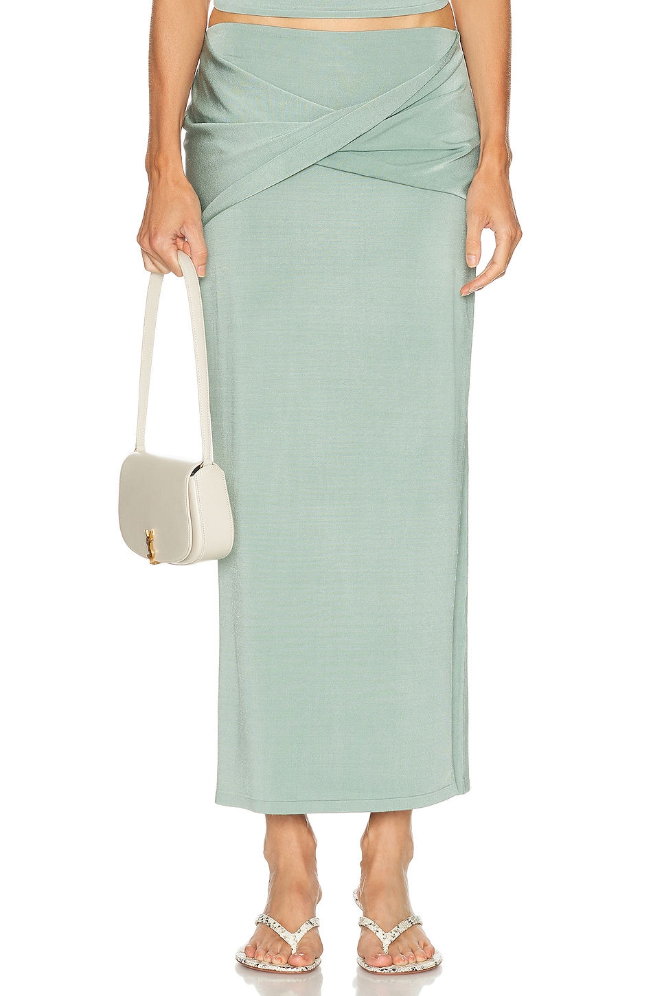 Vienna Midi Skirt in Blue