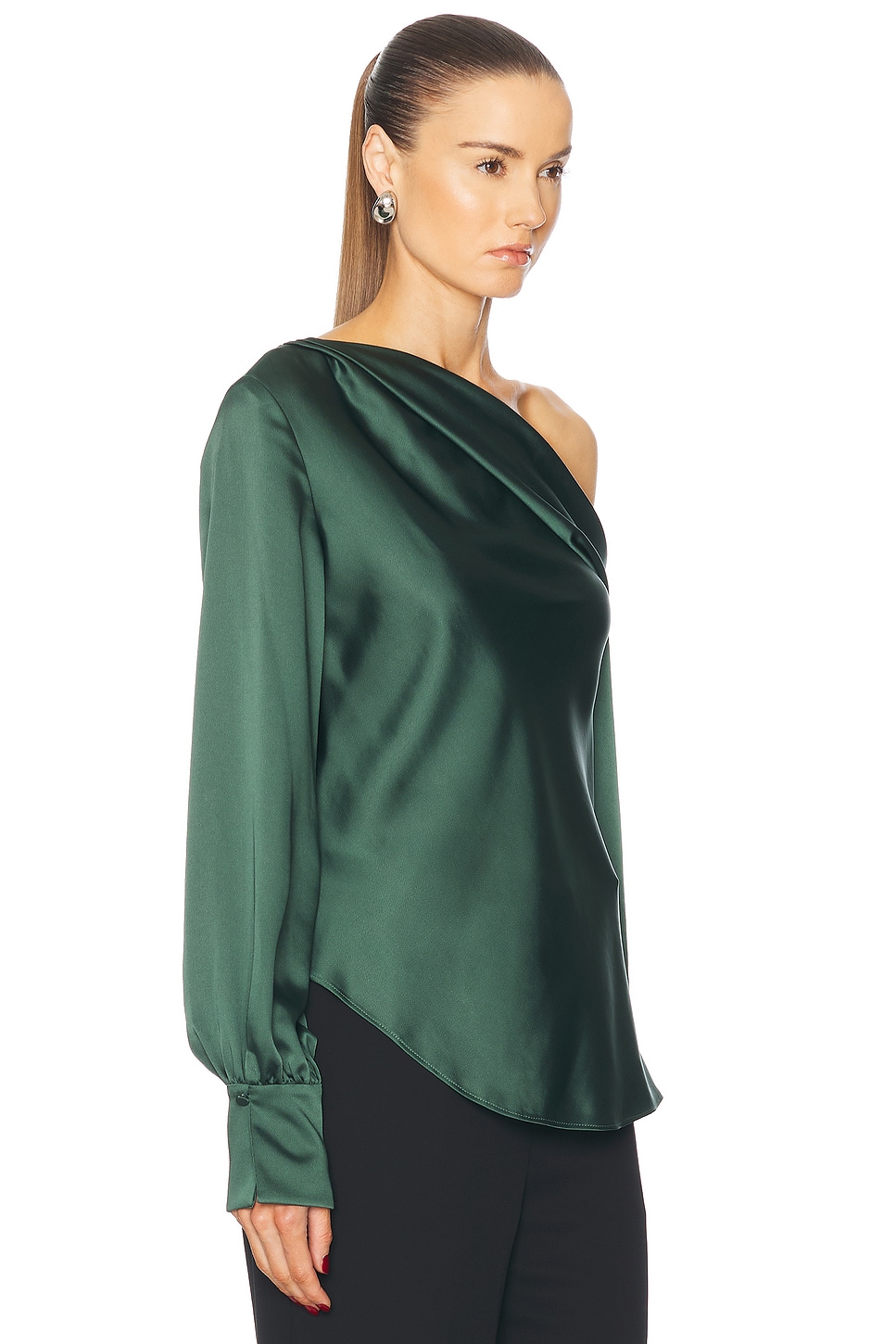 Simkhai Alice One Shoulder Top In Botanical