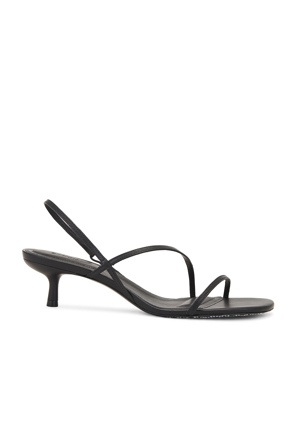 Cedonia Strappy Kitten Heel Sandal in Black