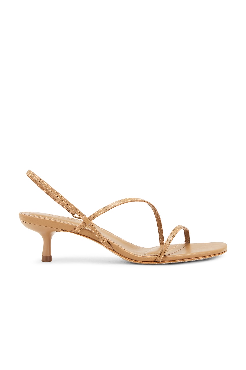 Image 1 of SIMKHAI Cedonia Strappy Kitten Heel Sandal in Camel