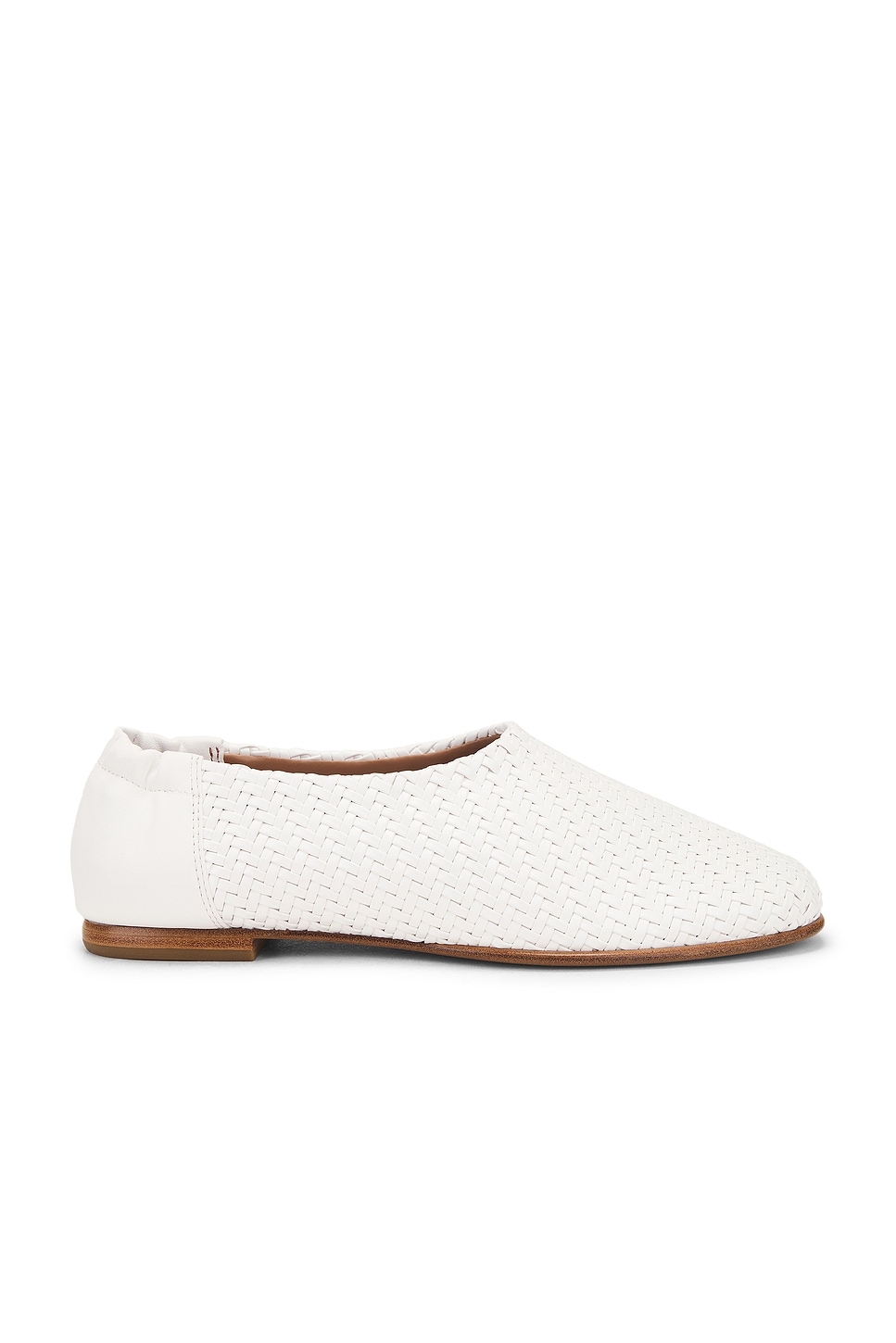 Eden Woven Flat in Ivory