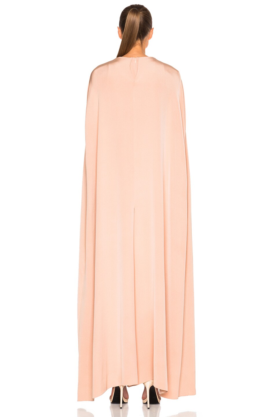 Image 4 of Juan Carlos Obando FWRD Exclusive Cape Dress in Blush