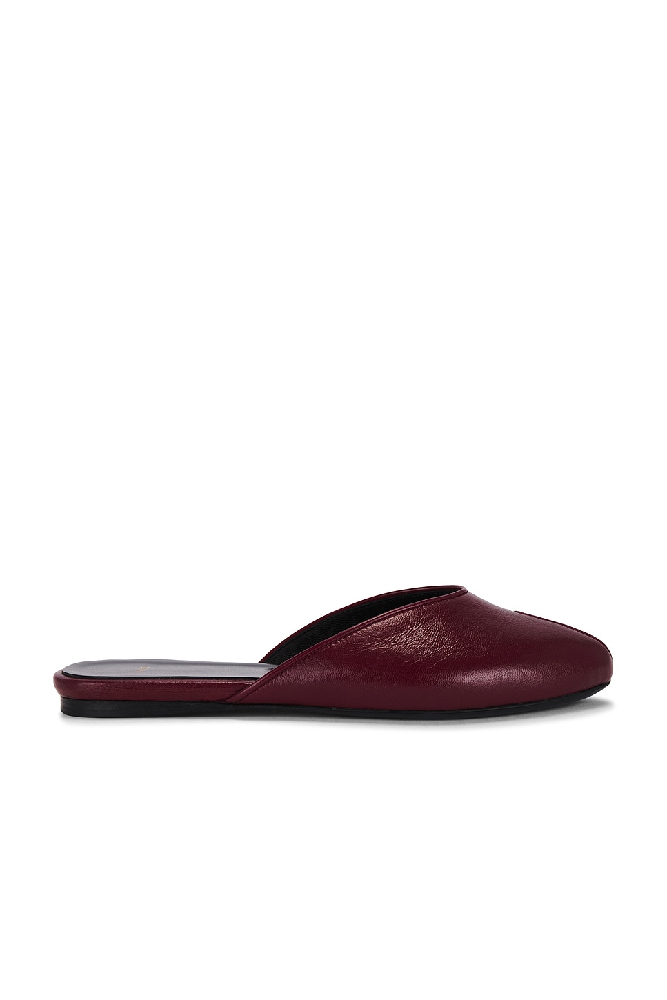 Date Flat Sandal in Burgundy