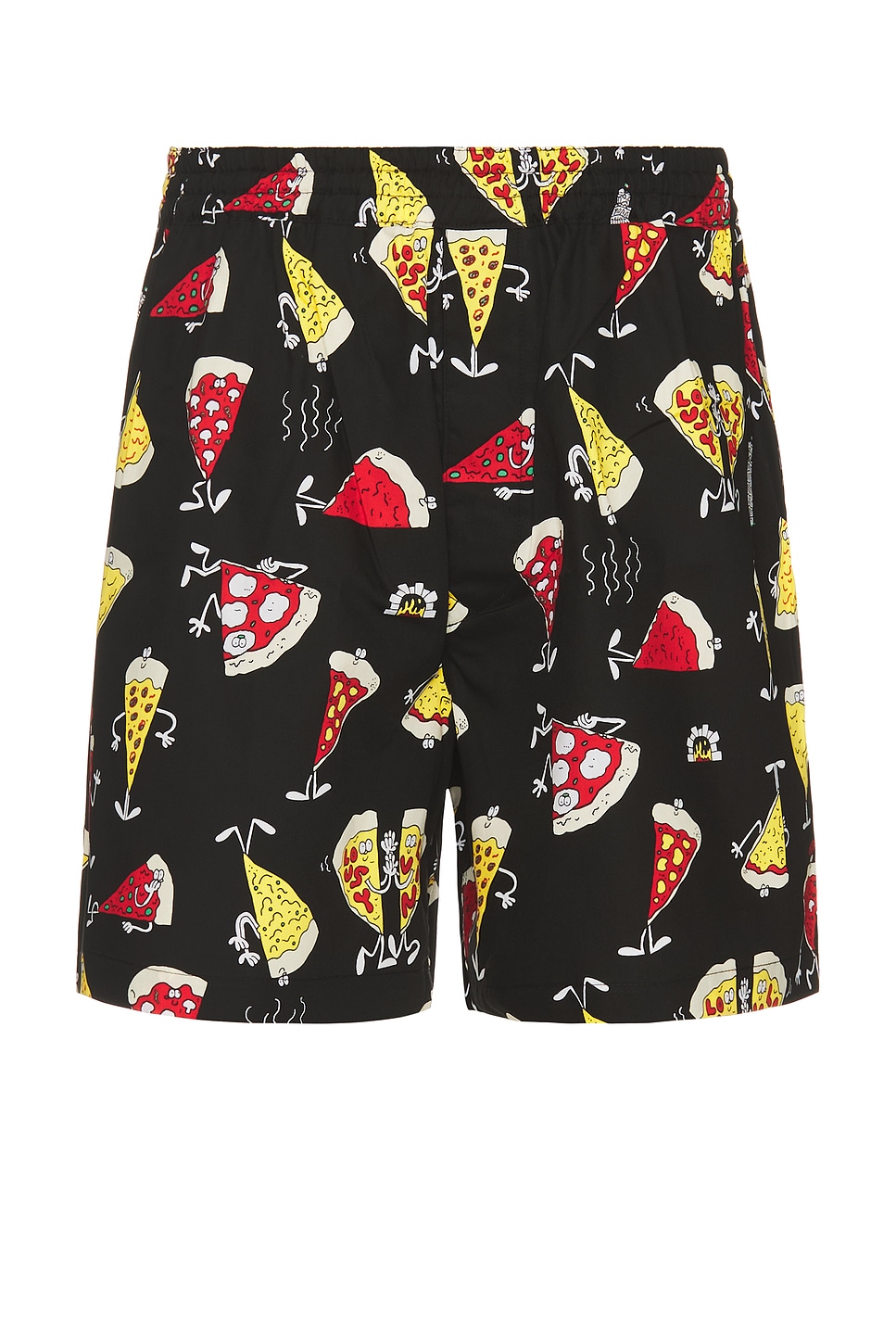 Image 1 of Junya Watanabe Broad Print Lousy Livin Boxer Shorts in Black & Red