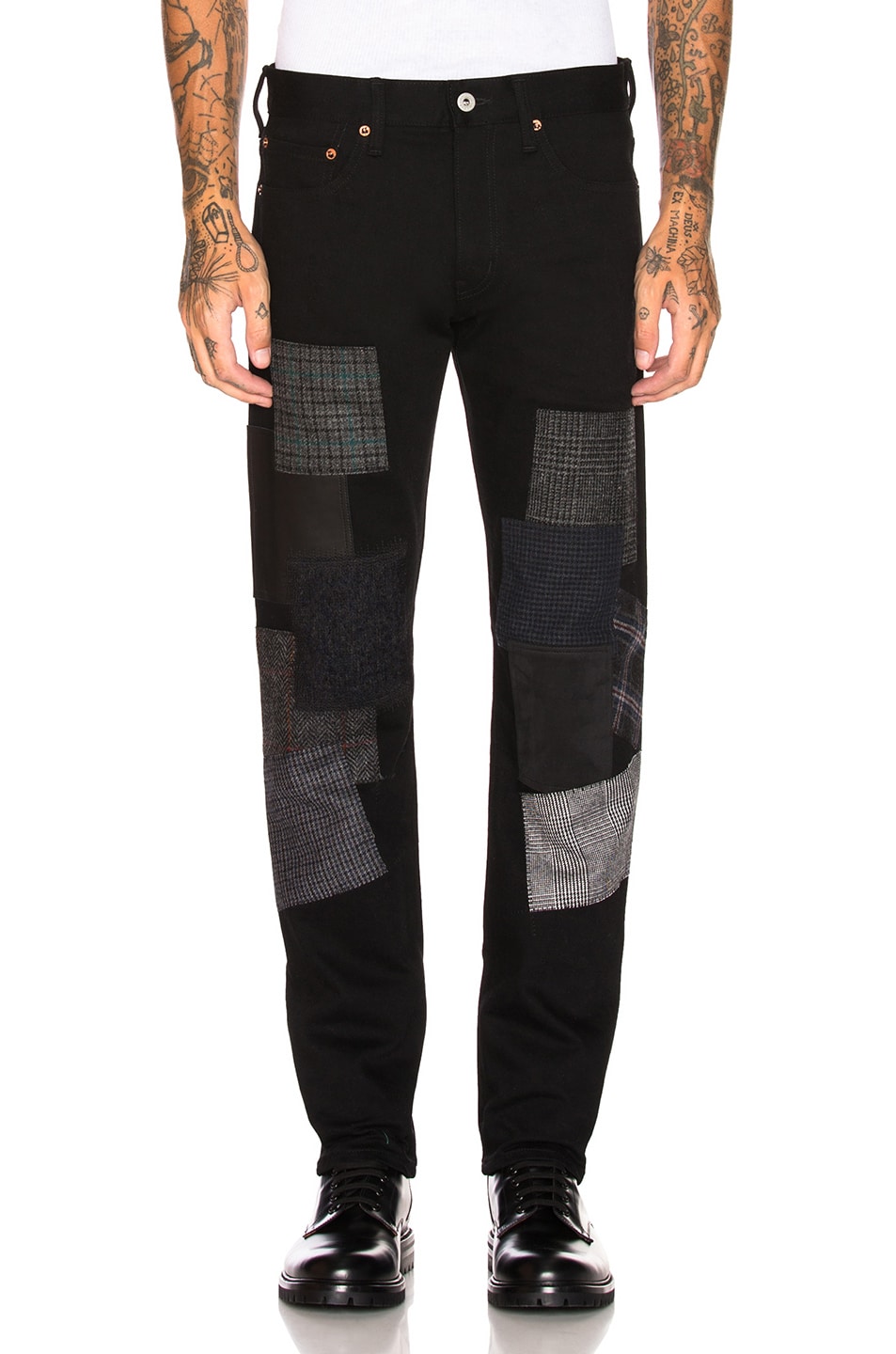 Image 1 of Junya Watanabe x Levi's Patchwork 511 in Black