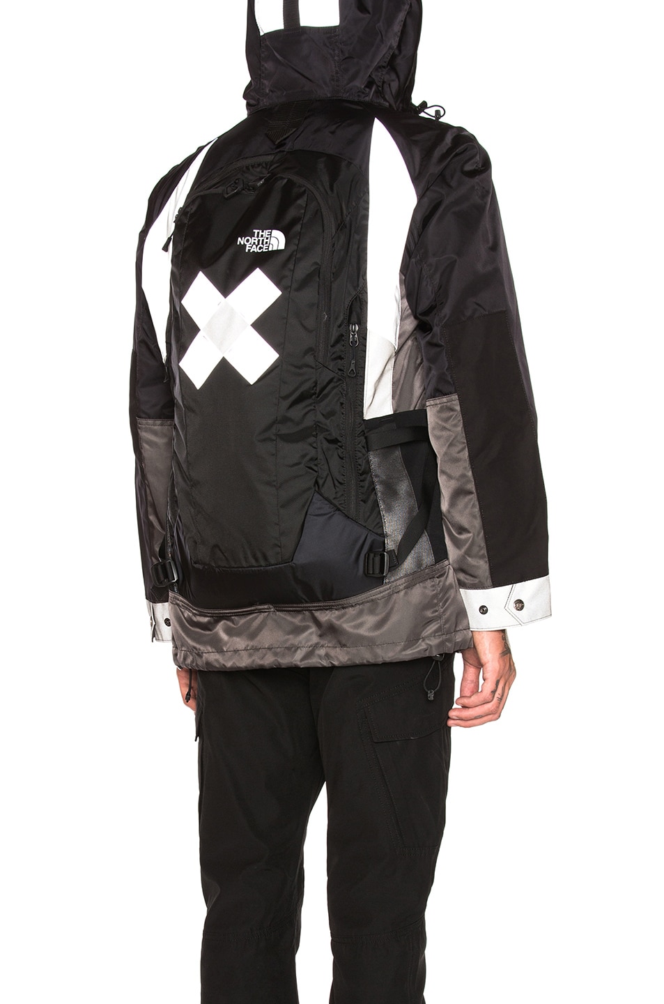 Image 1 of Junya Watanabe x The North Face Trail Pack Parka in Black & Grey