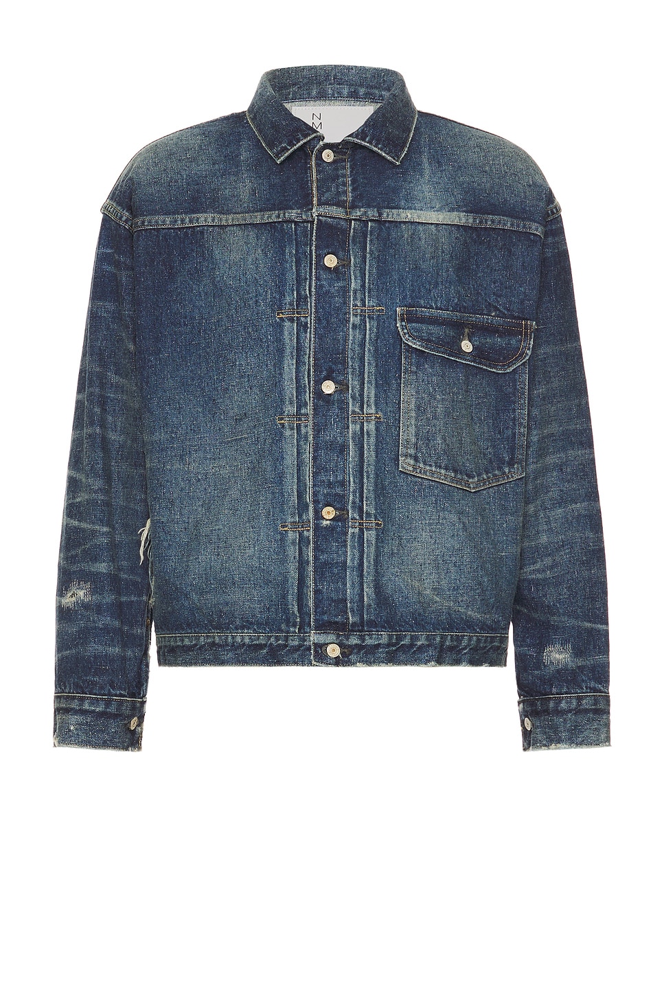 Shop Junya Watanabe X Levi's Selvedge Denim Jacket In Indigo