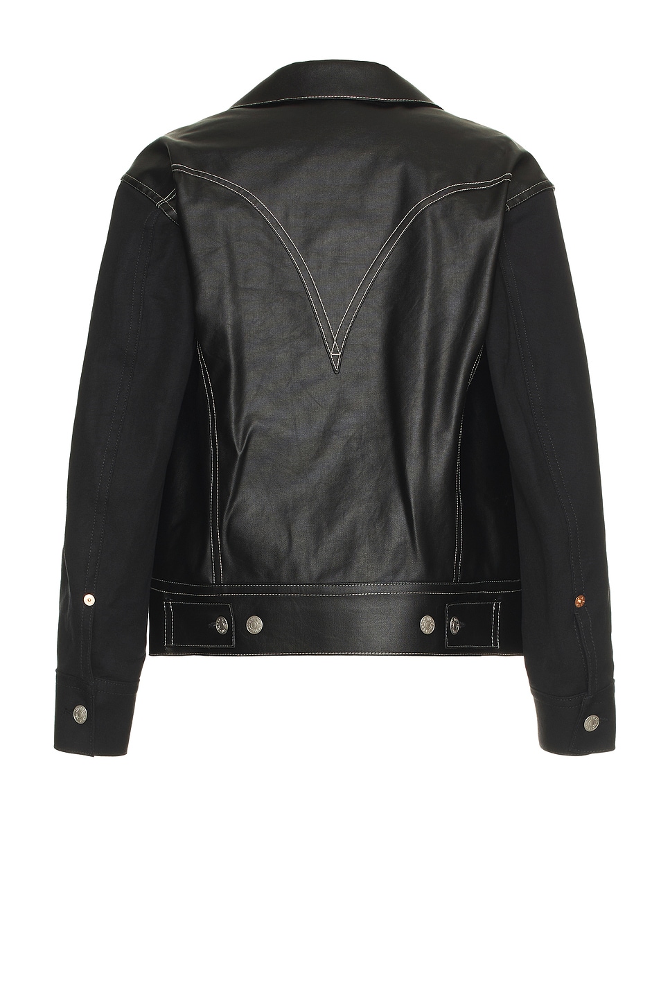 Junya Watanabe X Levi's Coated Jacket In Black