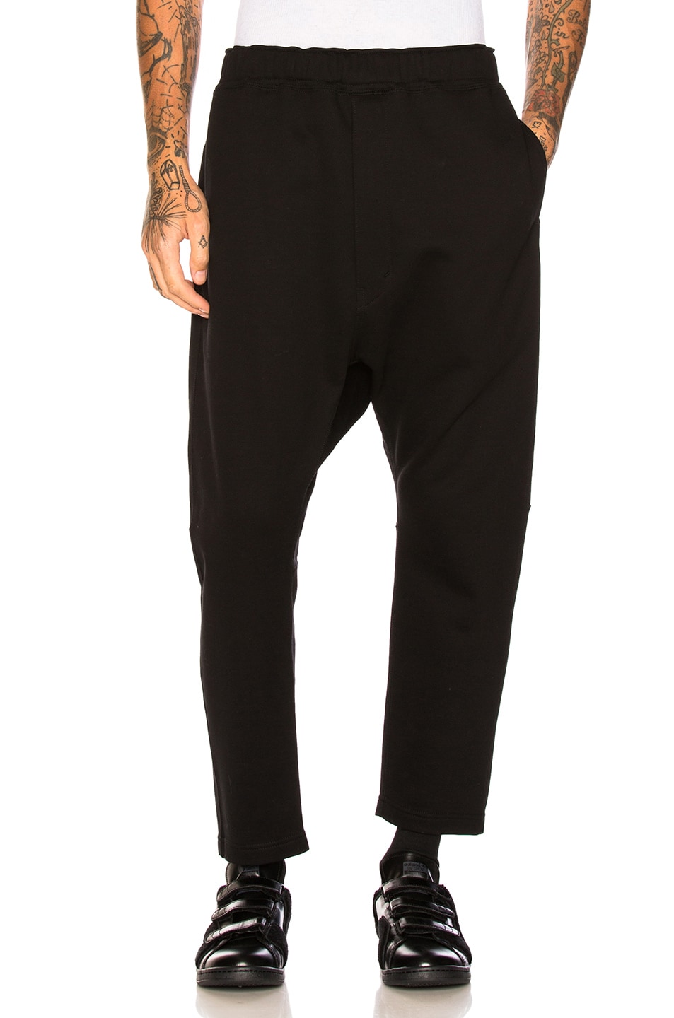 Image 1 of Junya Watanabe Cotton Trousers in Black